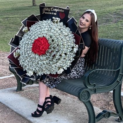 150 bill ramo buchon on a bench